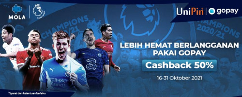 Langganan Mola di UniPin Bisa Dapat Cashback Hingga 50%!